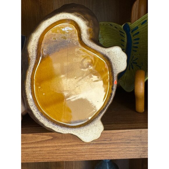 Bronze Finish Ceramic Raccoon Candle Holder - Picture 7 of 8